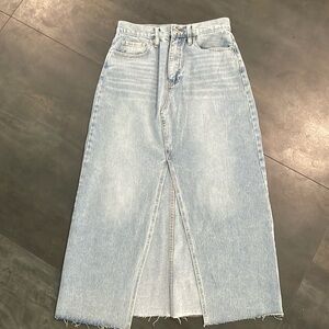 Driftwood jeans maxi skirt size S